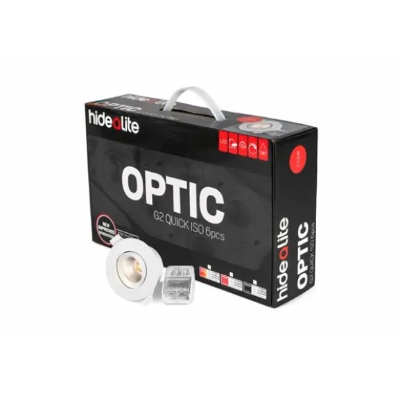 Downlights Optic G2 Quick ISO 6-pack Vit 3000K