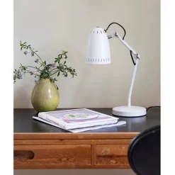 Dynamo 345 Table Lamp Matt, Matt Whisper White