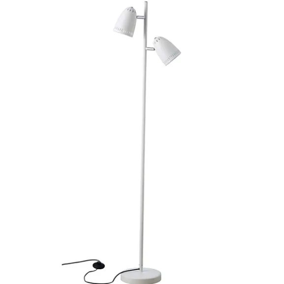 Dynamo Twin Floor Lamp , Matt Whisper White