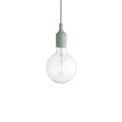 E27 Pendel LED takupphäng, ljusgrön