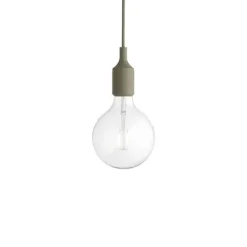 E27 Pendel LED takupphäng, Olive
