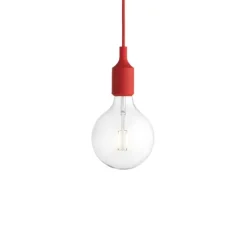 E27 Pendel LED takupphäng, Red