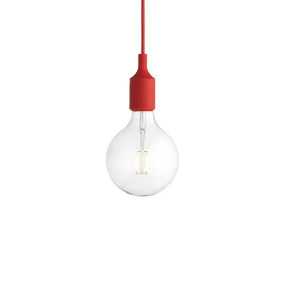 E27 Pendel LED takupphäng, Red