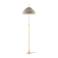 Edfeldt golvlampa, polerad mässing