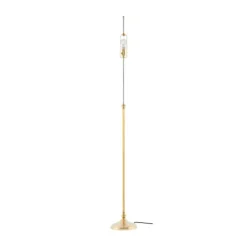 Edfeldt golvlampa, polerad mässing
