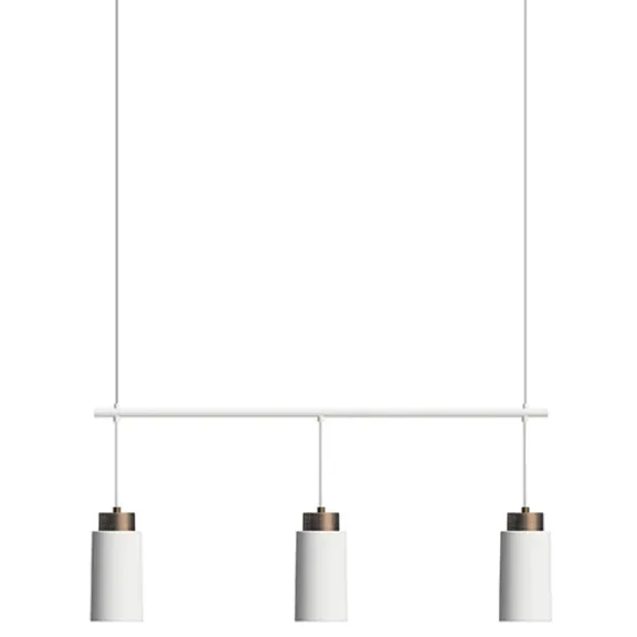 Edge pendel Trio Vit