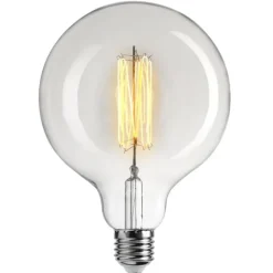 EDISON LED glob 125 klar E27 2W 2200K dimbar