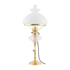 Ekholmen Bordslampa m. skärmring, Polerad mässing