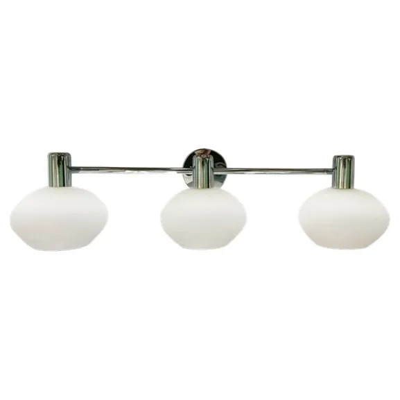 ELBA vägglampa bad 3:a, krom