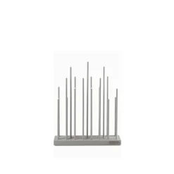 Elflugan adventljusstake, Ljusgrå 36cm