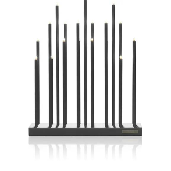 Elflugan Grande adventsljusstake, antracit 58cm