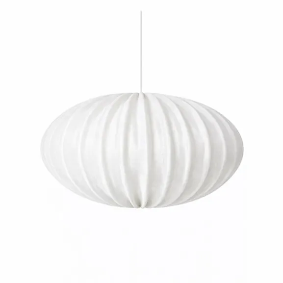 Ellipse lampskärm 59 Panama Velvet White