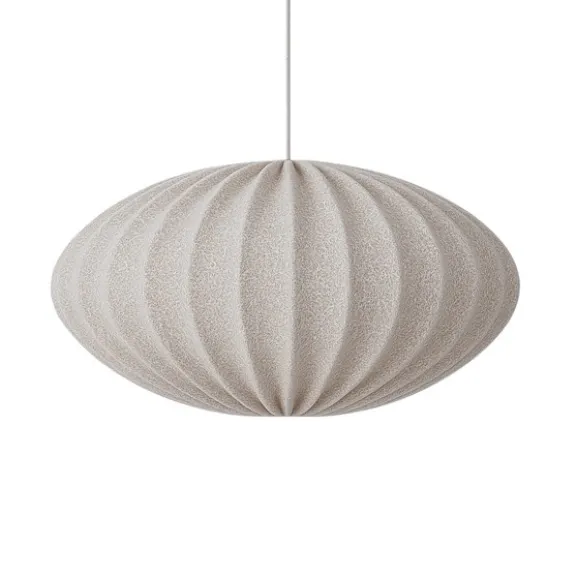 Ellipse taklampa Torno Beige 59cm
