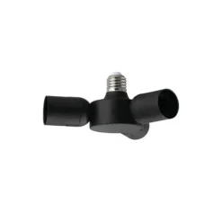 Eltillbehör E27x3 svart