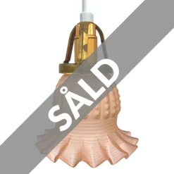 Emelie fönsterlampa klockskärm, rosa