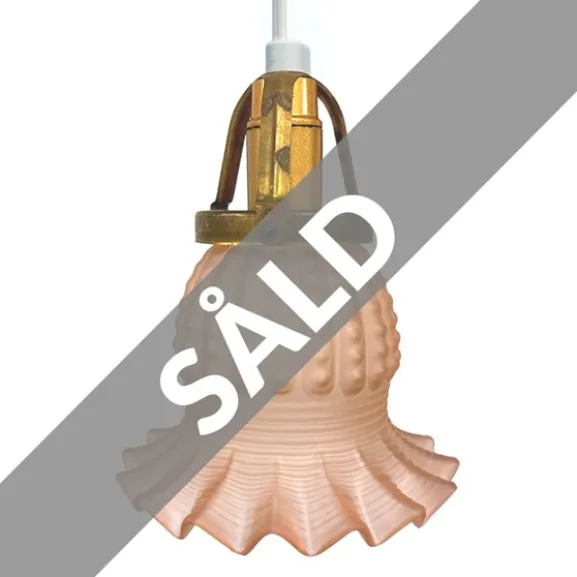 Emelie fönsterlampa klockskärm, rosa