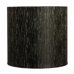 Erica lampskärm, black/gold 19cm