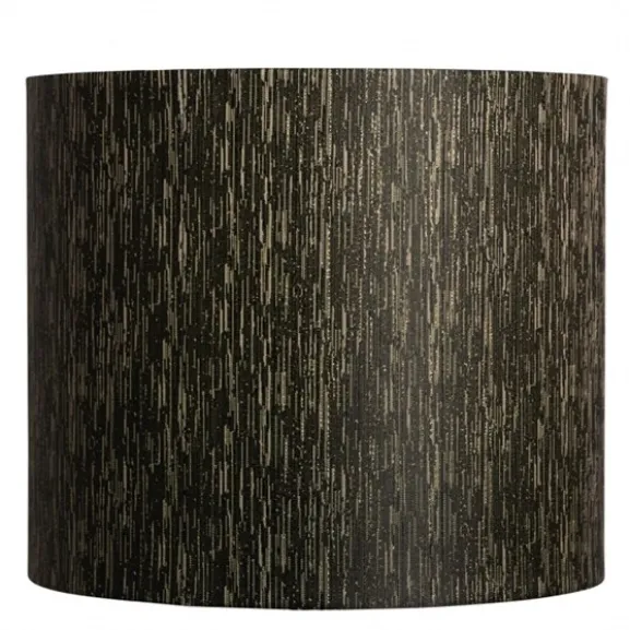 Erica lampskärm, black/gold 29cm