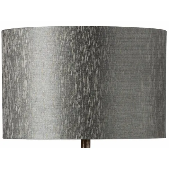 Erica lampskärm, grå/guld 40 cm