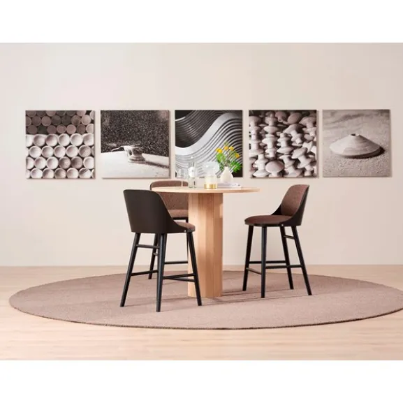 Essence, glas Cloudy portabel bordslampa, mässing/glas
