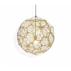 Etch Web taklampa, mässing 60cm