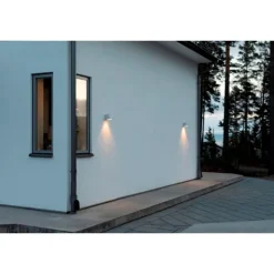 Fasadbelysning Cone Grå