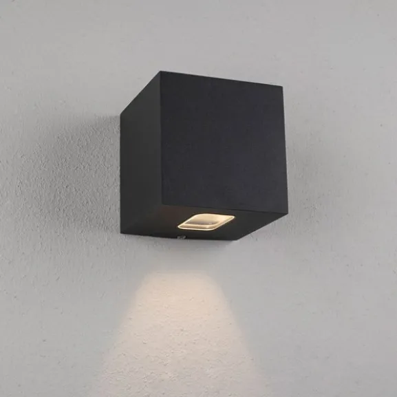Fasadbelysning Cube I Antracit 3000K