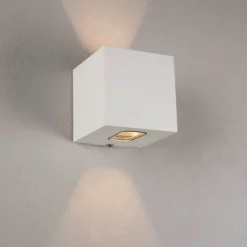Fasadbelysning Cube II Vit 3000K