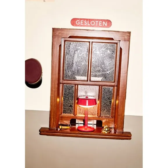 Fatboy Portabel bordslampa bellboy lobby red