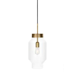 Fenomen taklampa stor, råmässing/klar