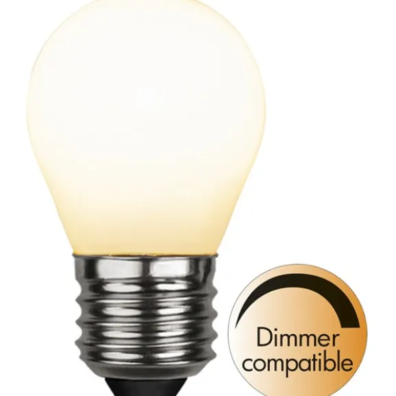Filament-LED E27 klotlampa opal, 5W(40W) dimbar