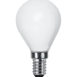 Filament-LED E14 klotlampa opal, 4.7W(40W)