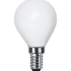 Filament-LED E14 klotlampa opal, 5W(39W) dimbar