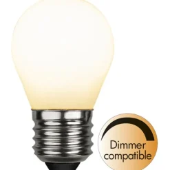 Filament-LED E27 klotlampa opal, 5W(40W) dimbar