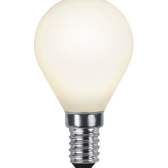 Filament-LED E14 klotlampa opal, 4.7W(40W)