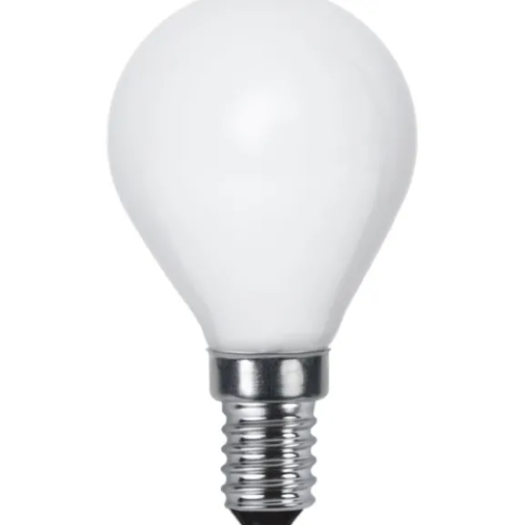 Filament-LED E14 klotlampa opal, 2W(16W)
