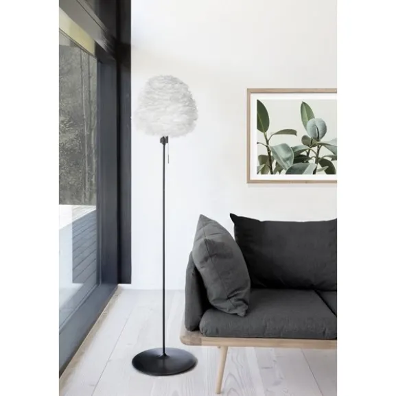 Fjäderlampa Eos Evia medium, vit