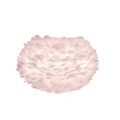 Fjäderlampa Eos medium, ljusrosa Ø 45 x 30 cm