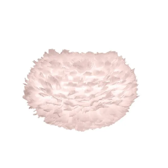 Fjäderlampa Eos medium, ljusrosa Ø 45 x 30 cm