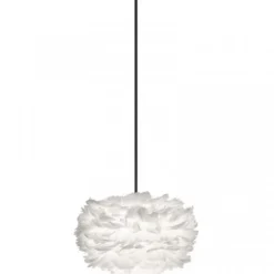 Fjäderlampa Eos mini, vit Ø 35 x 20 cm
