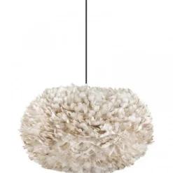 Fjäderlampa Eos XL, ljusbrun Ø 75 x 45 cm