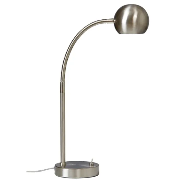 Fladen bordslampa, nickel