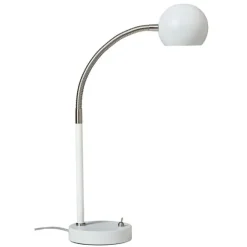 Fladen bordslampa, vit