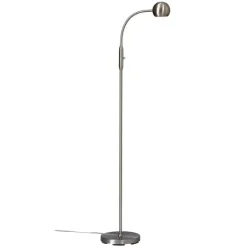 Fladen golvlampa, nickel