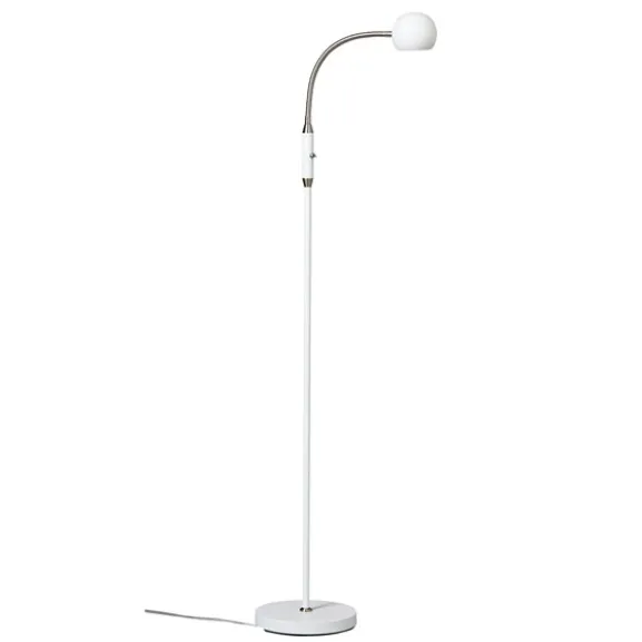 Fladen golvlampa, vit