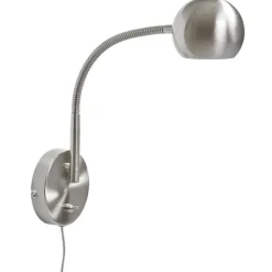 Fladen vägglampa, nickel
