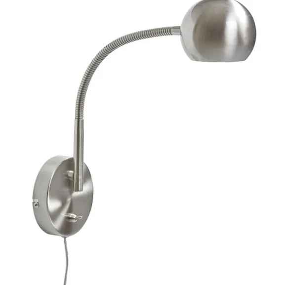 Fladen vägglampa, nickel