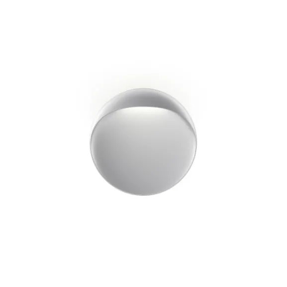 Flindt LED vägglampa, aluminium 20cm