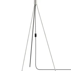 Floor tripod brushed steel 109 cm