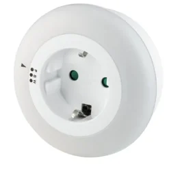 Florida nattlampa LED med 3 färger & skymningssensor